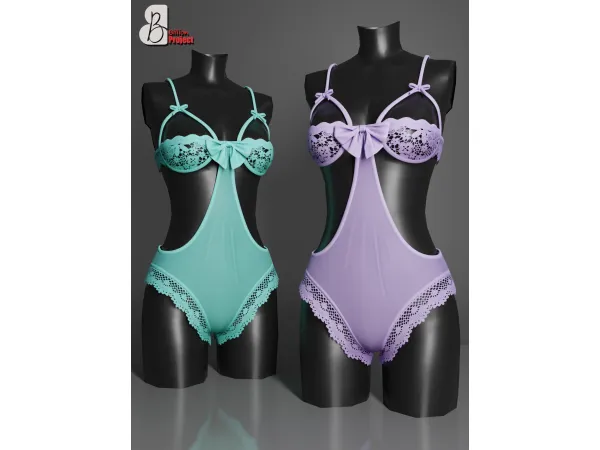 Alpha BillionProject Quira Lingerie - The Sims 4 Custom Content