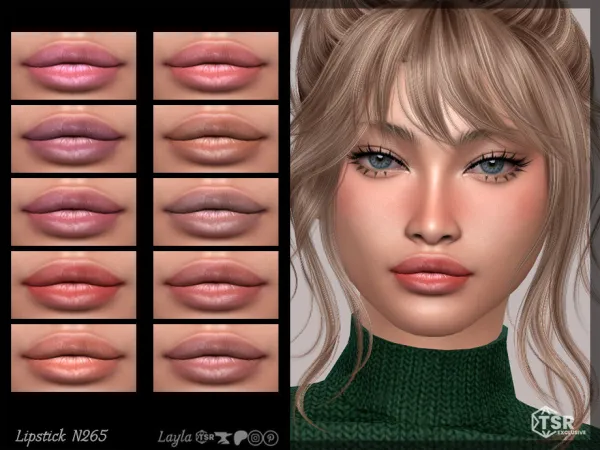 Sims 4 tsr - Lipstick N265