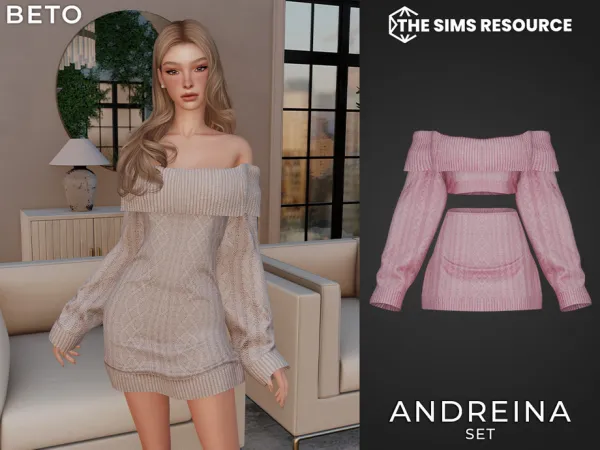 Sims 4 Andreina (Set) by Beto_ae0