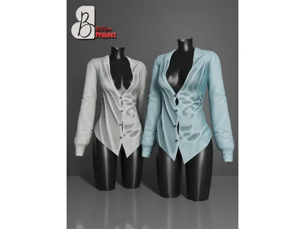 Alpha BillionProject Sharina Pajama - The Sims 4 Custom Content