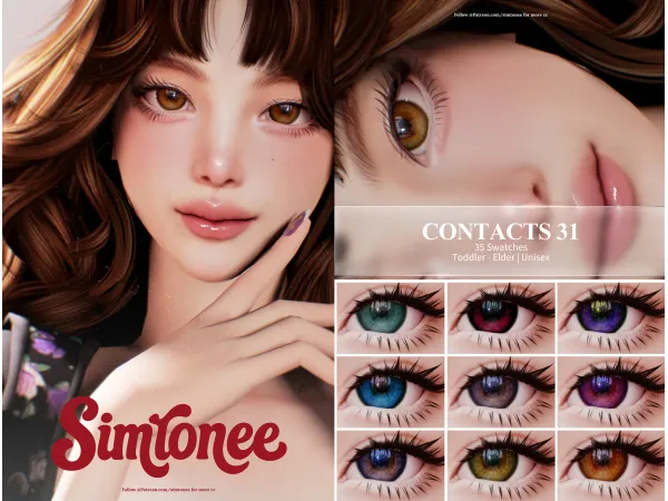 Alpha Simtonee Eye Contacts 31 - The Sims 4 Custom Content