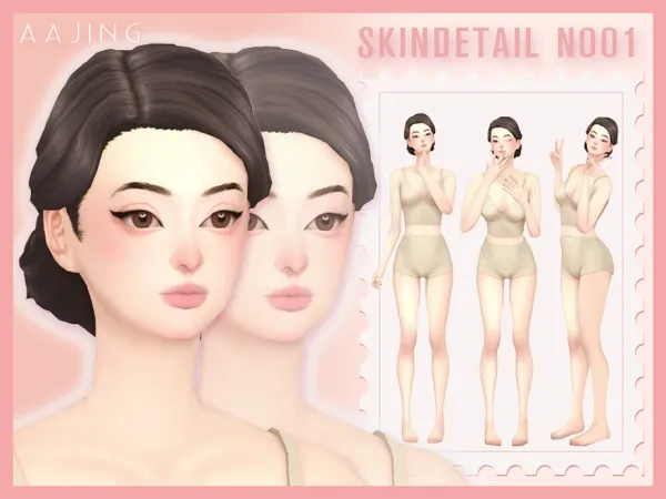 Maxis Match [aajing]Skindetail _N001 by ajing_03 - The Sims 4 Custom Content