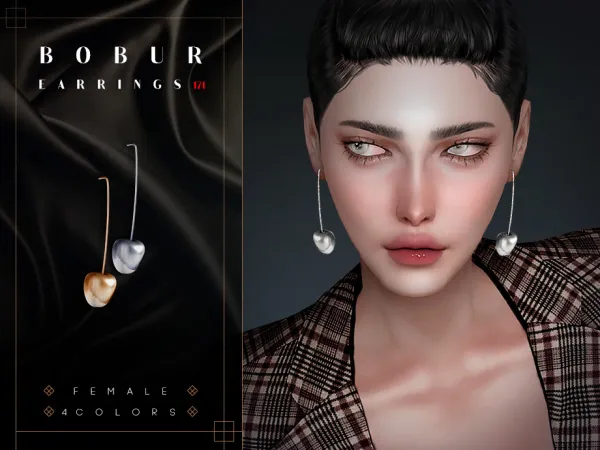 Sims 4 Cherry Drop Earrings