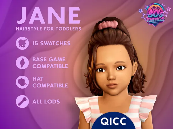 Sims 4 Jane Hair