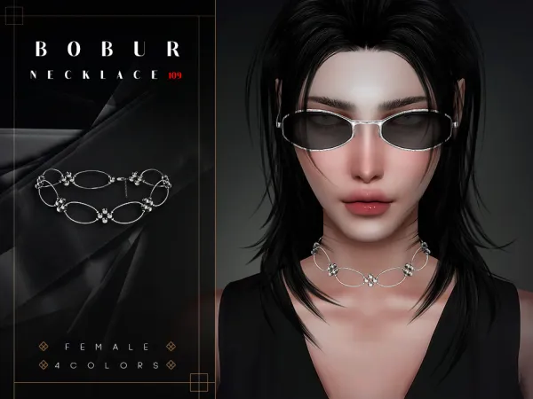 Sims 4 Chain Choker Necklace