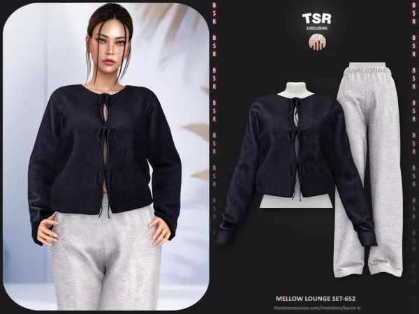 Alpha SET Mellow Lounge Set BD1644 - The Sims 4 Custom Content