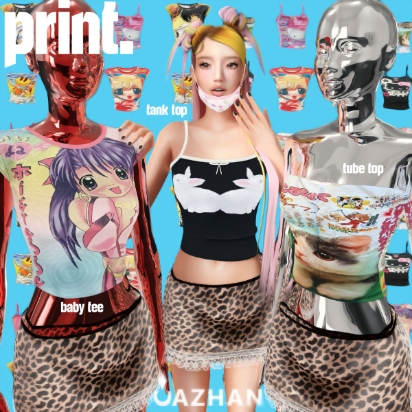 Alpha [PRINT] by simsfinds - The Sims 4 Custom Content