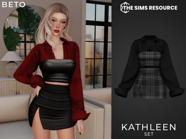 Sims 4 Kathleen (Set) by Beto_ae0