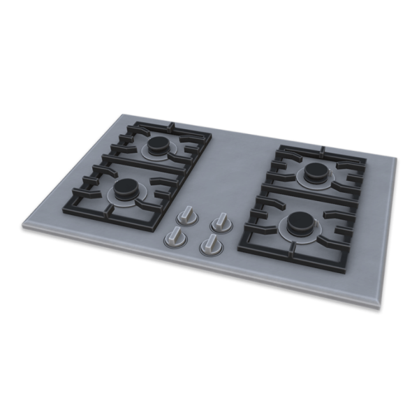 Maxis Match Comiko Modern Kitchen Hob Gas by comiko - The Sims 4 Custom Content