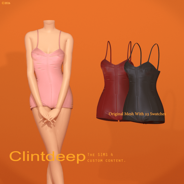 Alpha Clintdeep Titania Romper by clintdeep - The Sims 4 Custom Content