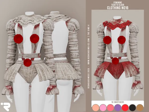 Alpha AF CLOTHING N016 - The Sims 4 Custom Content