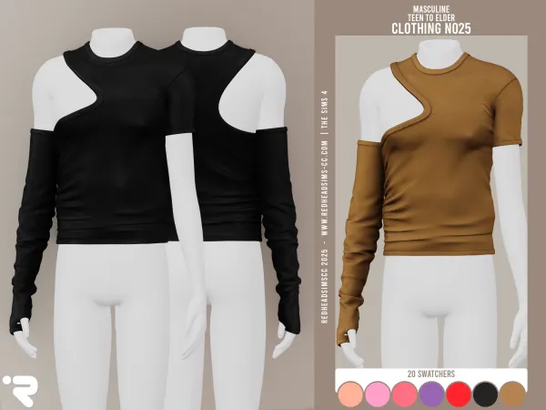 Alpha AM CLOTHING N025 - The Sims 4 Custom Content