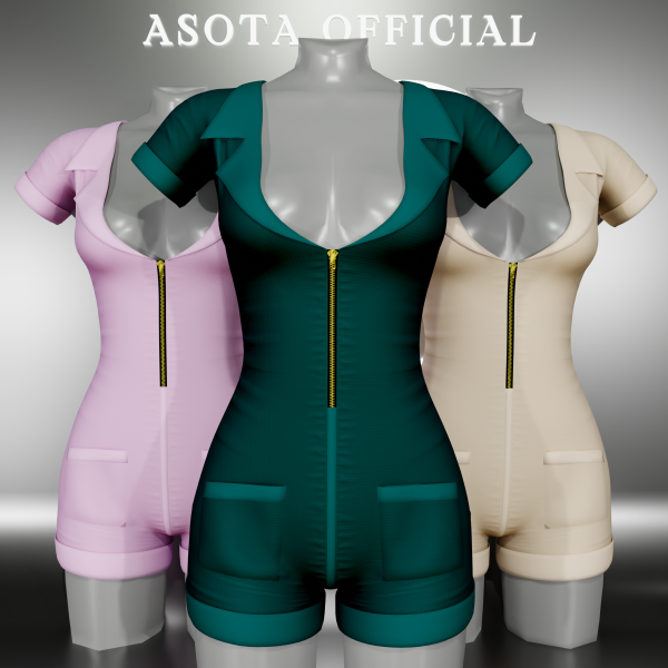Alpha [ASOTA OFFICIAL] Cici Outfit by asotaofficial - The Sims 4 Custom Content