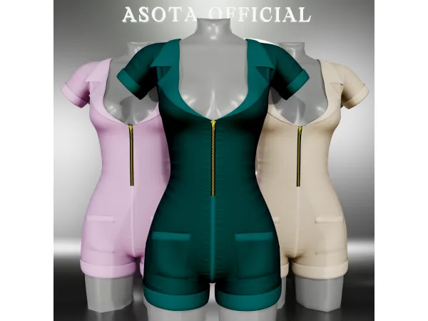 Alpha [ASOTA OFFICIAL] Cici Outfit - The Sims 4 Custom Content