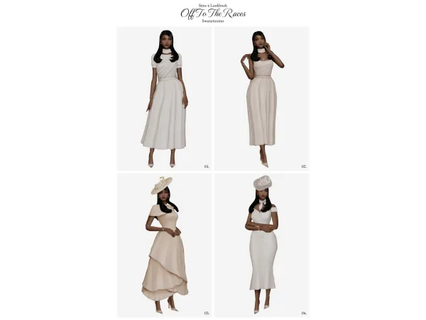 Maxis Match Off To The Races by swanettesims - The Sims 4 Custom Content