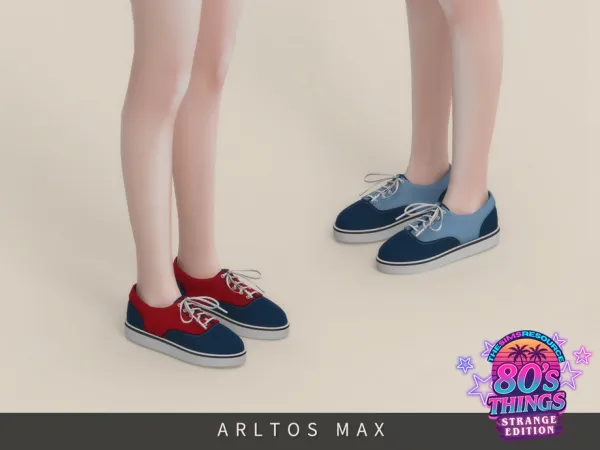 Mix Stranger Things Max shoes by Arltos - The Sims 4 Custom Content