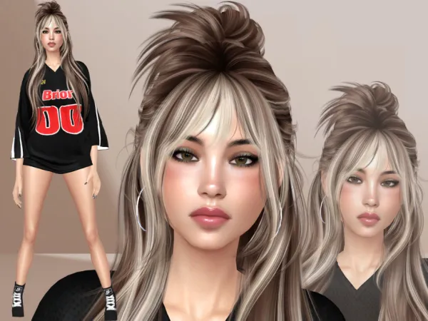 Sims 4 Ha-Na Lin by grinchk7