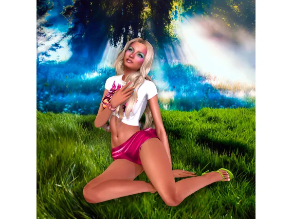 Alpha ZARA LARSSON SIM by MoonDreams12 - The Sims 4 Custom Content