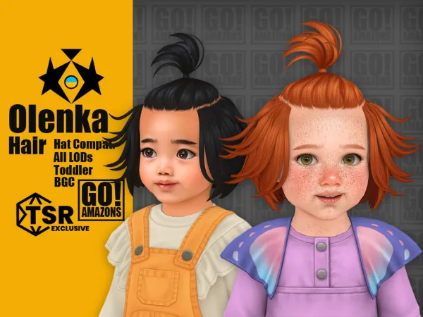 Sims 4 Olenka Hair
