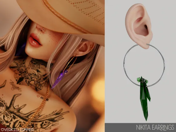 Sims 4 Nikita earrings