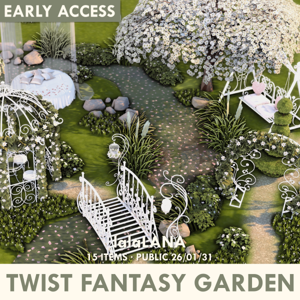 Mix [LANA] Twist Fantasy Set by simsfinds - The Sims 4 Custom Content