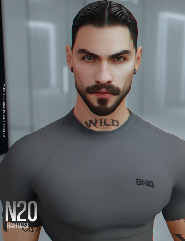 Alpha HAIR BASE N20 Pack Brown (FREE) by volkstonesims - The Sims 4 Custom Content