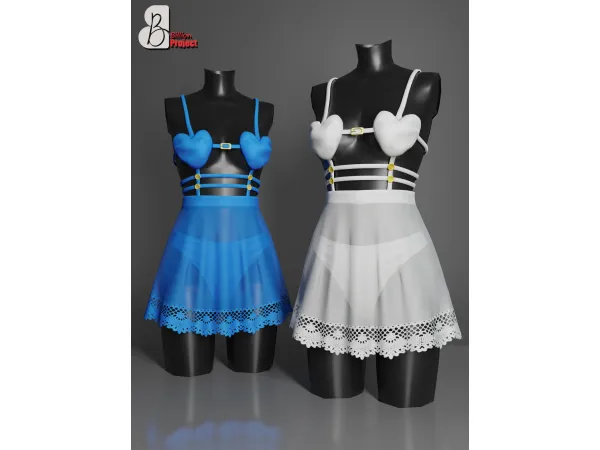 Alpha BillionProject Valen LIngerie - The Sims 4 Custom Content