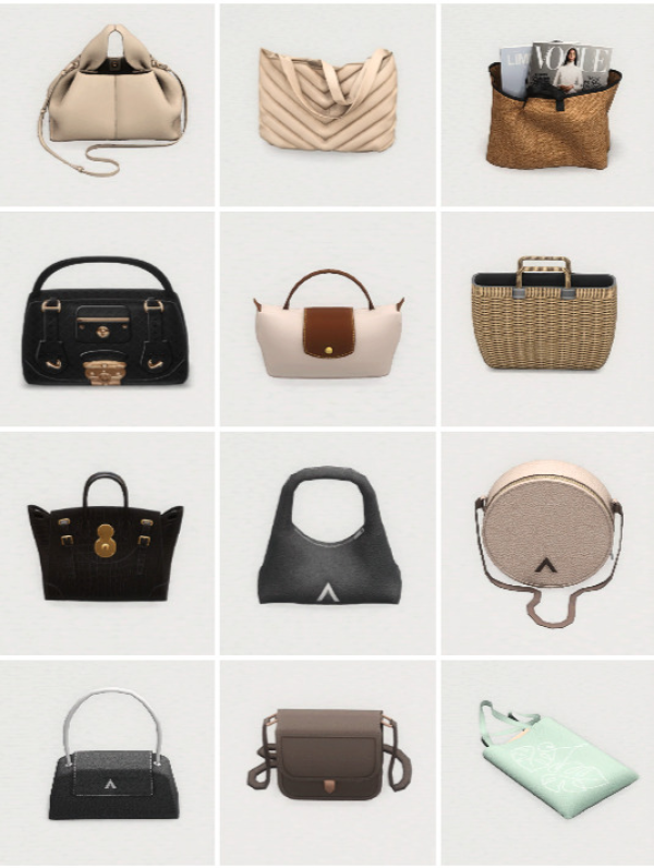 Mix Finds Bags decor by simsfinds - The Sims 4 Custom Content