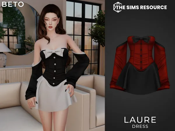 Sims 4 Laure (Dress) by Beto_ae0