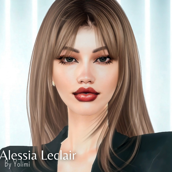 Alpha Alessia Leclair by yolimi - The Sims 4 Custom Content