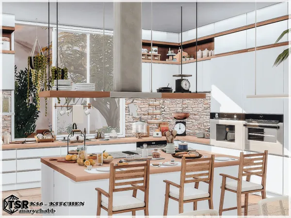 Mix K16 Kitchen - The Sims 4 Custom Content