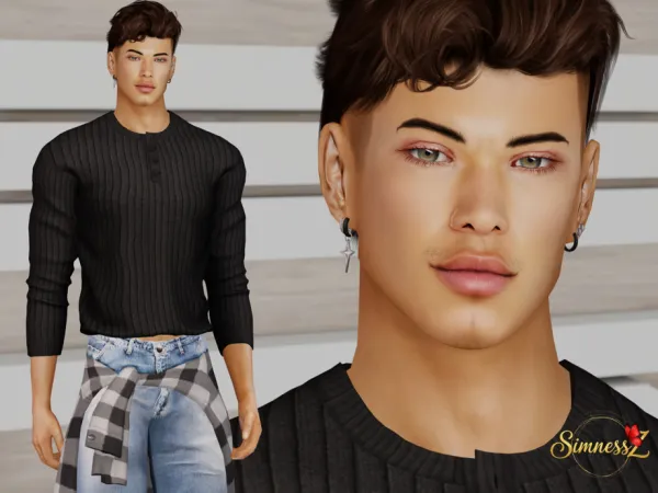 Alpha Bruno Carvalho - The Sims 4 Custom Content