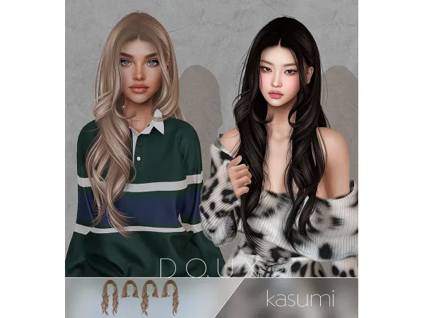 Alpha Doux New Release Kasumi - The Sims 4 Custom Content