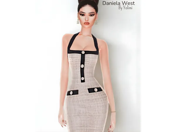 Mix Daniela West Elegant Power Sim - The Sims 4 Custom Content