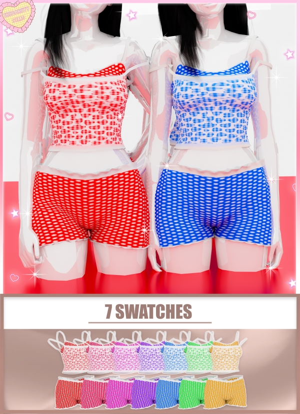 Mix Sabrina Pajama Set by irisaritysims - The Sims 4 Custom Content