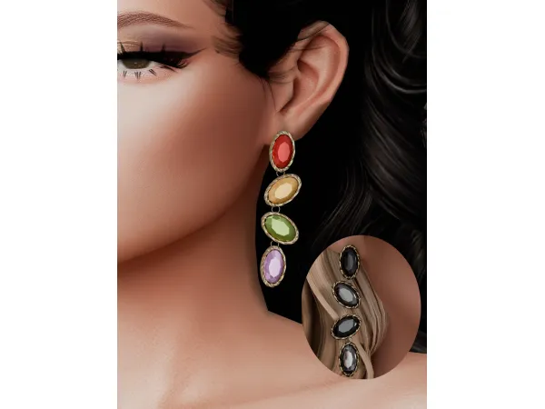Sims 4 COLLECTION FALL /WINTER - earrings by mably