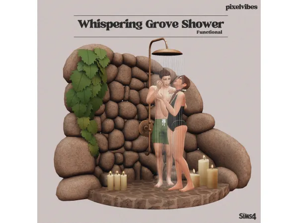 Mix Whispering Grove Shower - The Sims 4 Custom Content