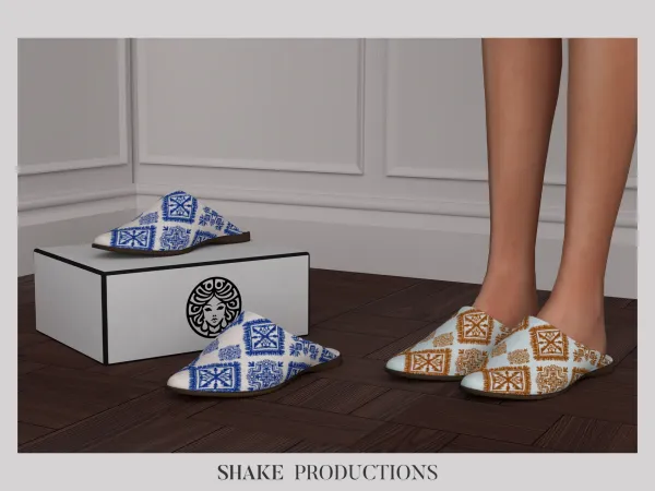 Alpha Taste Of Marrakesh Slippers - The Sims 4 Custom Content
