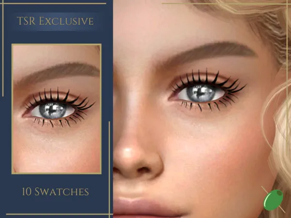 Alpha Yuri 3D Lashes - The Sims 4 Custom Content