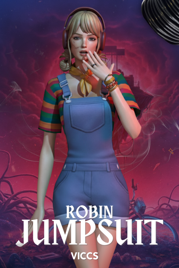 Maxis Match VICCS_ROBIN JUMPSUIT (TEEN ELDER) by viccs - The Sims 4 Custom Content