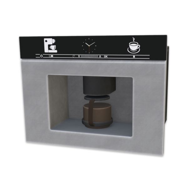 Maxis Match Comiko Modern Kitchen Coffee Machine by comiko - The Sims 4 Custom Content