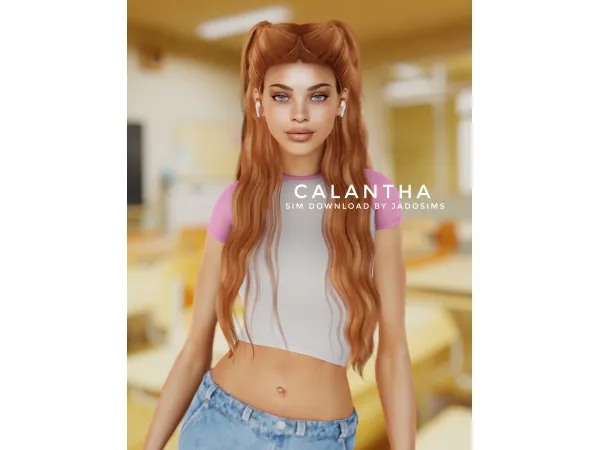 Sims 4 Calantha ♡ (Sim Download)
