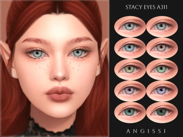 Sims 4 Stacy Eyes A311 by ANGISSI