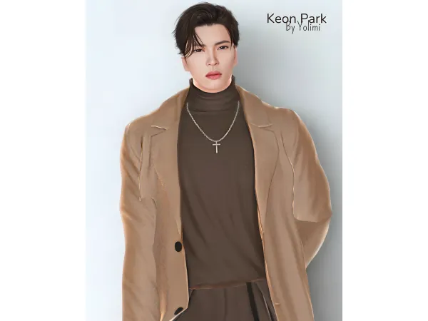 Alpha Keon Park Urban Sophisticate Sim - The Sims 4 Custom Content