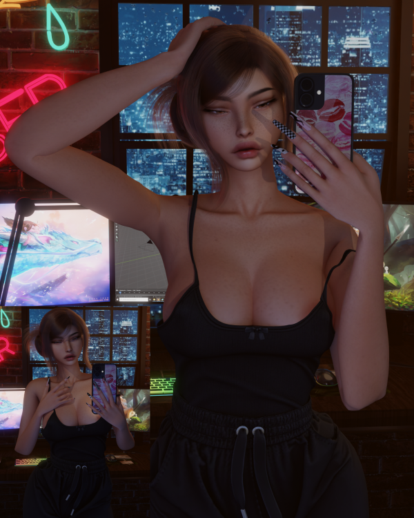 Mix Female Selfie Pose Pack 1 by simsfinds - The Sims 4 Custom Content