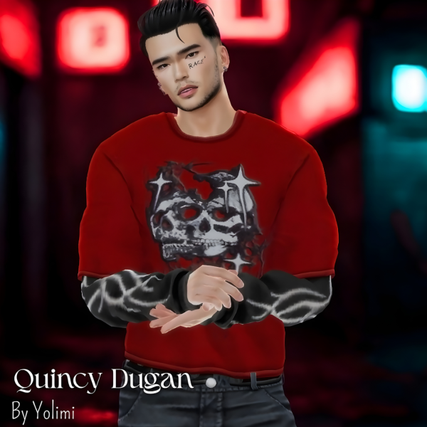 Alpha Quincy Dugan The Rebel Gentleman by yolimi - The Sims 4 Custom Content