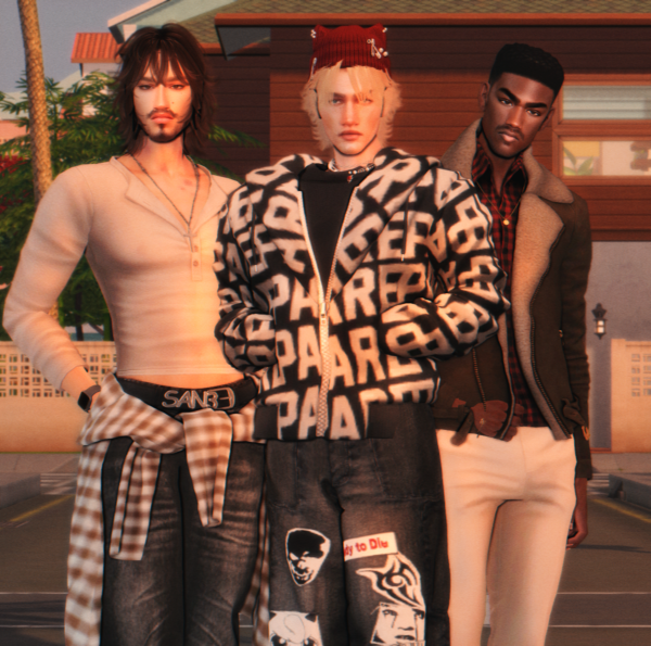 Alpha 7K male sim dump by simsfinds - The Sims 4 Custom Content