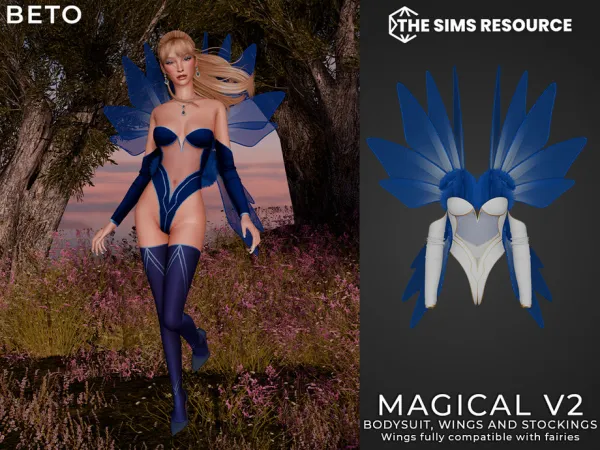 Alpha Magical Set V2 by Beto_ae0 - The Sims 4 Custom Content