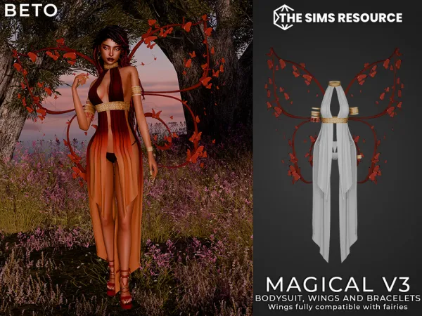Alpha Magical Set V3 by Beto_ae0 - The Sims 4 Custom Content