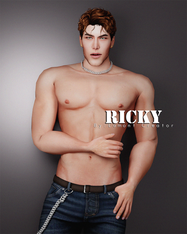 Mix ricky male sim by lamontcreatorr - The Sims 4 Custom Content